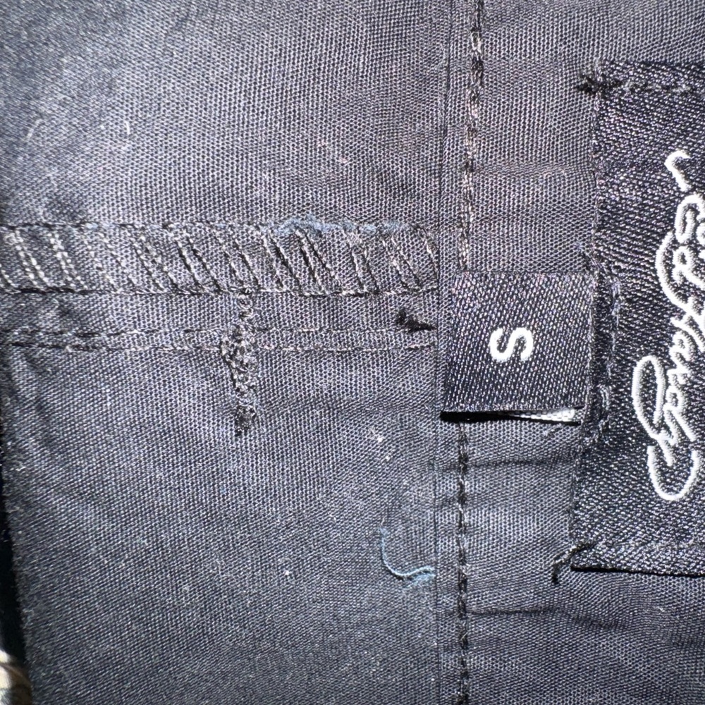 Ed Hardy Black Mini Skirt with Gold Script - Picture 5 of 8